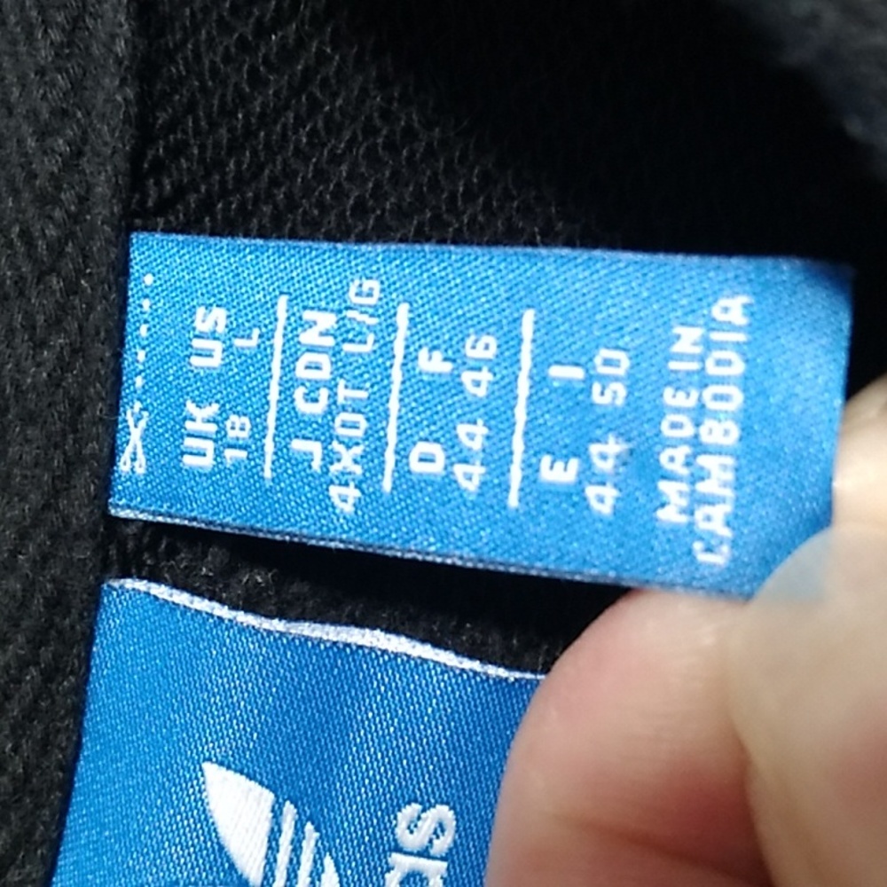 SALE! Adidas Crop/Boxy Hoodie Gently Worn Sz.L (A-75) - Picture 6 of 11